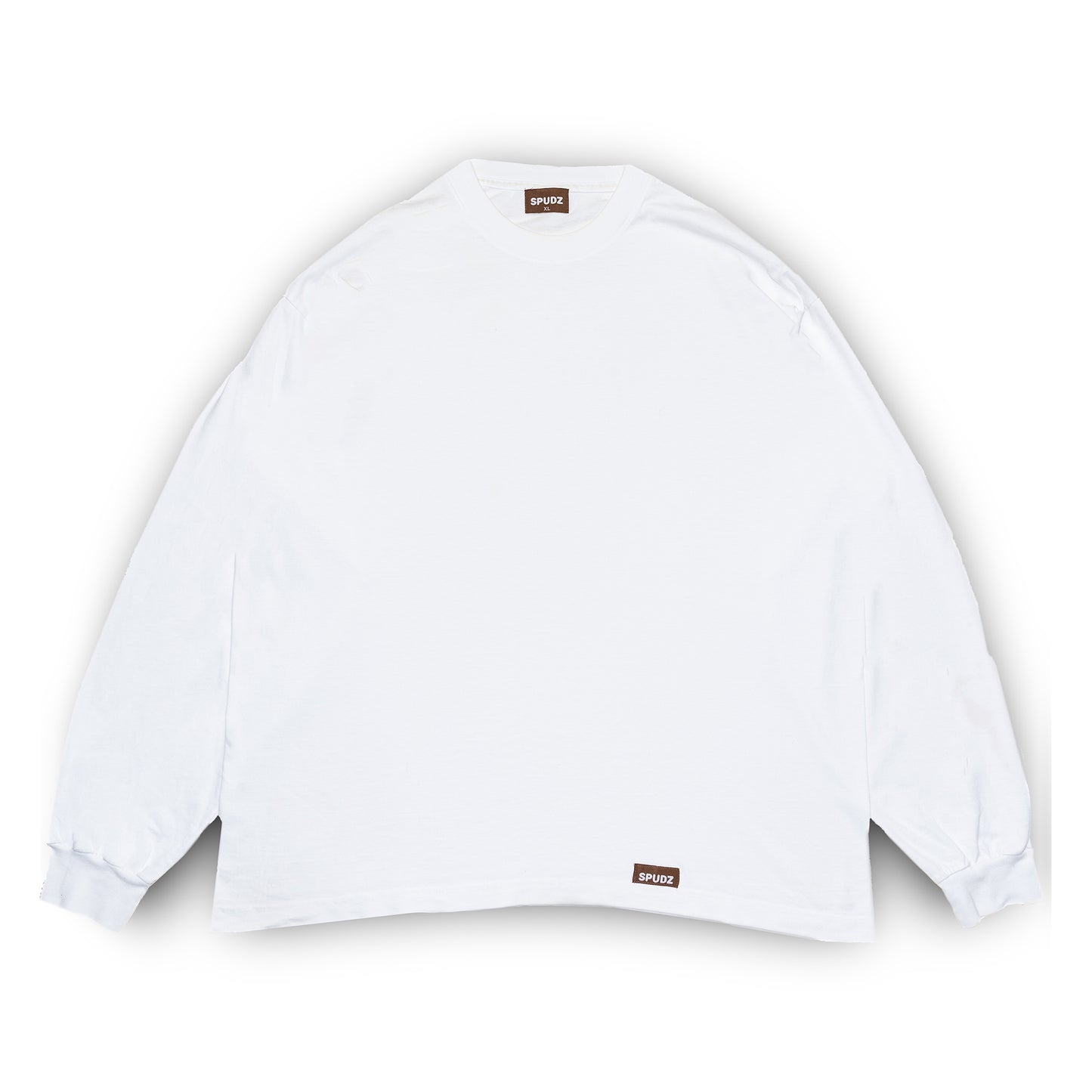 SPUDZ WHITE LONG SLEEVE
